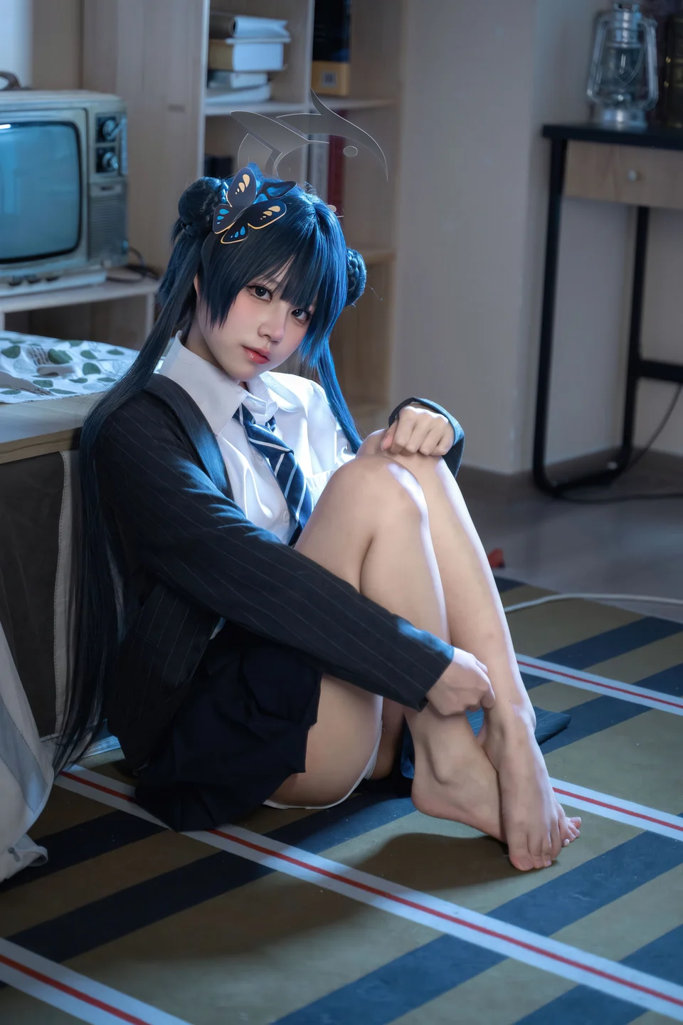 清水凪 - No.001 蔚蓝档案·龙华妃咲 JK [52P-526MB] tg@simisebaisi 【丝足阁】044.webp